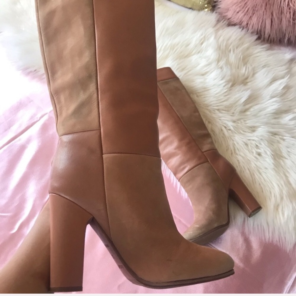 See By Chloe leather patchwork boots - Picture 3 of 7